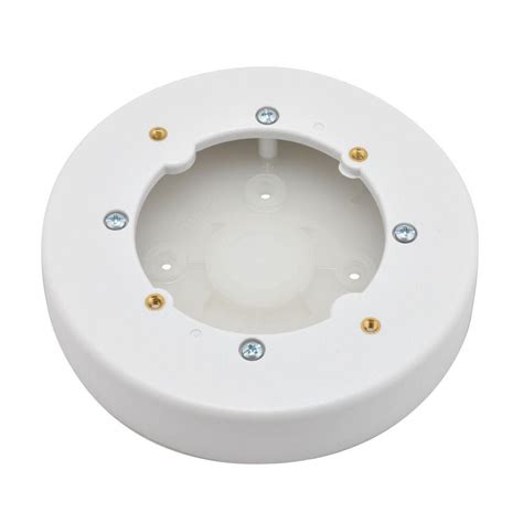 legrand wiremold 4 in non metallic circular fixture box white|legrand wiremold nmw4.